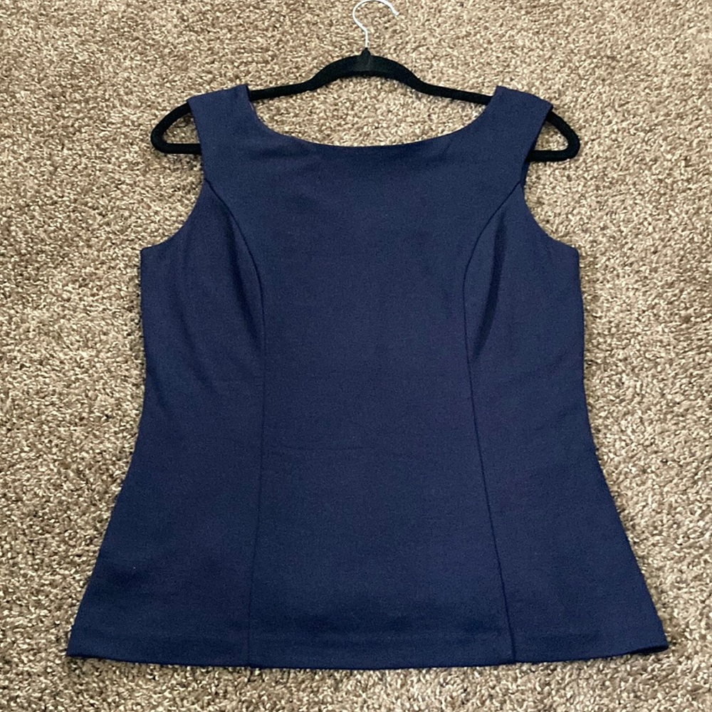 Navy sleeveless Boden top